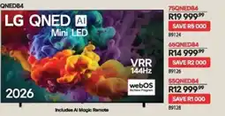 Hirsch's LG QNED AI Mini LED offer