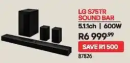 Hirsch's LG S75TR Sound Bar offer