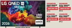 Hirsch's LG QNED AI Mini LED offer