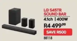 Hirsch's LG S45TR SOUND BAR offer