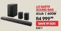 Hirsch's LG S65TR SOUND BAR offer