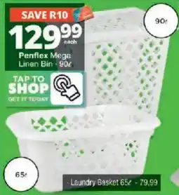 Checkers Penflex Mega Linen Bin offer