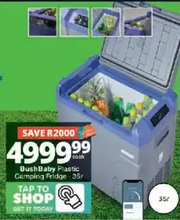 Checkers BushBaby Plastic Camping Fridge offer