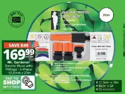 Checkers Mr. Gardener Garden Hose with Fittings offer