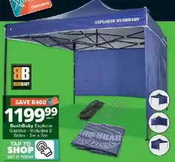Checkers BushBaby Explorer Gazebo offer