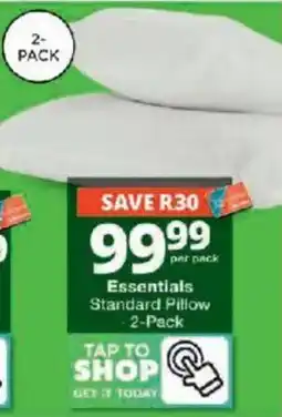 Checkers Essentials Standard Pillow offer