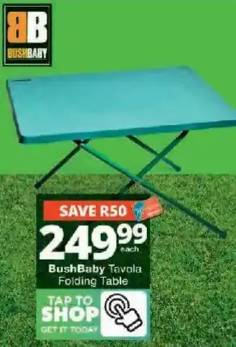 BushBaby Tavola Folding Table