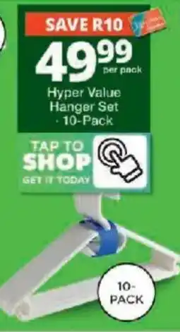 Checkers Hyper Value Hanger Set offer
