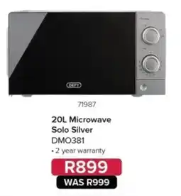 Hirsch's Defy 20L Microwave Solo Silver offer