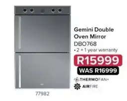 Hirsch's Gemini Double Oven Mirror offer