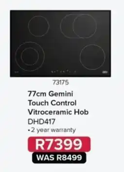 Hirsch's 77cm Gemini Touch Control Vitroceramic Hob offer