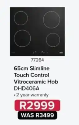 Hirsch's 65cm Slimline Touch Control Vitr ceramic Hob DHD406A offer