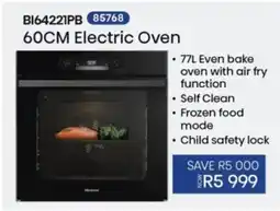 Hirsch's 60CM Electric Oven offer