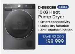 Hirsch's 10KG Heat Pump Dryer offer