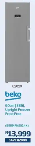Hirsch's Beko 60cm | 286L Upright Freezer Frost Free offer