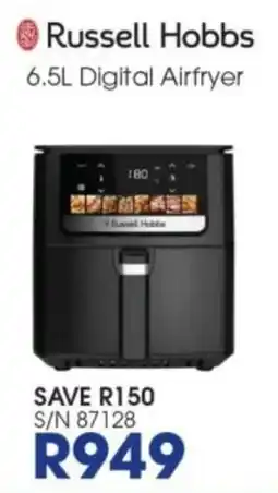 Hirsch's Russell Hobbs 6.5L Digital Airfryer offer