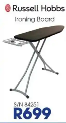 Hirsch's Russell Hobbs Ironing Board offer