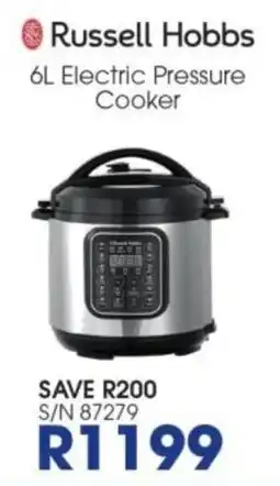 Hirsch's Russell Hobbs 6L Electric Pressure Cooker offer