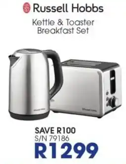 Hirsch's Russell Hobbs Kettle & Toaster Breakfast Set offer
