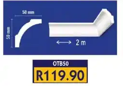 Laduma Hardware catalogue Ortiz Extruded EPS Cornice Pack Of 4 offer