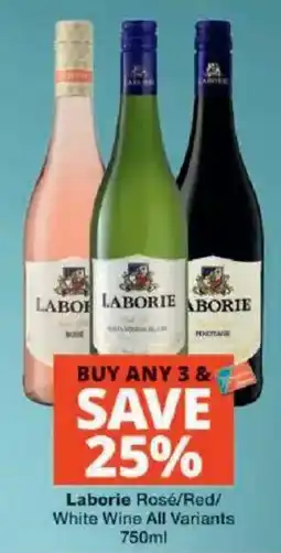 Checkers Liquor Shop Laborie Rosé/Red/White Wine All Variants offer