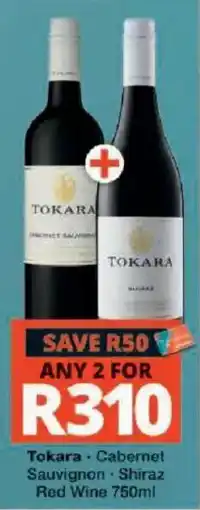 Checkers Liquor Shop Tokara Cabernet Sauvignon Shiraz Red Wine offer