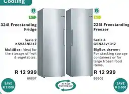 Hirsch's 324L Freestanding Fridge offer