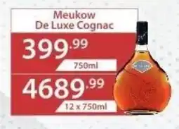 Big Save Liquor Meukow De Luxe Cognac offer