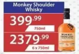 Big Save Liquor Monkey Shoulder Whisky offer