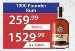 Big Save Liquor 1000 Pounder Rum offer