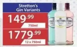 Big Save Liquor Stretton's Gin Variants offer
