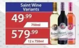 Big Save Liquor Saint Wine Variants offer