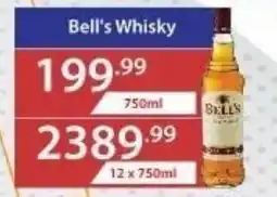 Big Save Liquor Bell's Whisky offer