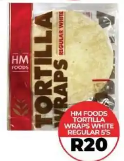 1UP HM FOODS TORTILLA WRAPS WHITE REGULAR offer