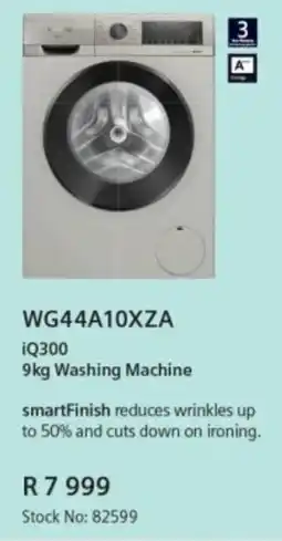 Hirsch's iQ300 9kg Washing Machine offer