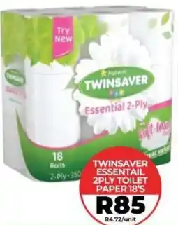 1UP TWINSAYER ESSENTIAL 2PLY TOILET PAPER offer