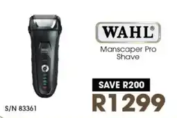 Hirsch's WAHL Manscaper Pro Shave offer