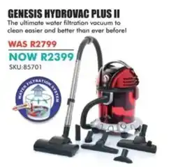 Hirsch's GENESIS HYDROVAC PLUS II offer