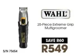 Hirsch's WAHL 25-Piece Extreme Grip Multigroomer offer