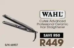 Hirsch's WAHL Cutek Advanced Professional Ceramic Hair Straightener offer