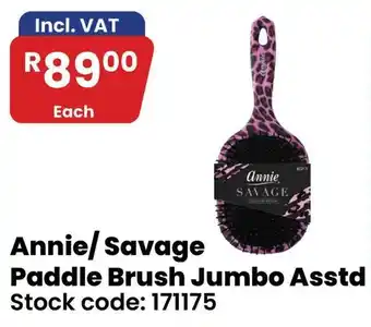 Annie/Savage Paddle Brush Jumbo Asstd