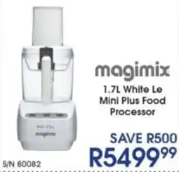Hirsch's magimix 1.7L White Le Mini Plus Food Processor offer