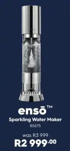 Hirsch's enso Sparkling Water Maker offer