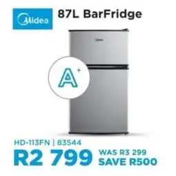 Hirsch's Midea 87L BarFridge offer