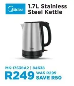 Hirsch's Midea 1.7L Stainless Steel Kettle offer