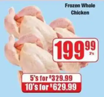 Frozen Whole Chicken