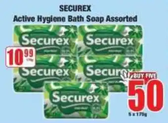 Boxer Securex Active Hygiene Bath Soap Assorted offer
