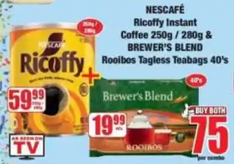Boxer NESCAFÉ Ricoffy Instant Coffee offer
