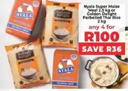 Food Lover's Market Nyala Super Maize Meal or Golden Delight Parboiled Thai Rice offer