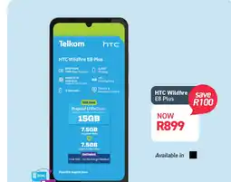 Jet HTC Wildfire E8 Plus offer